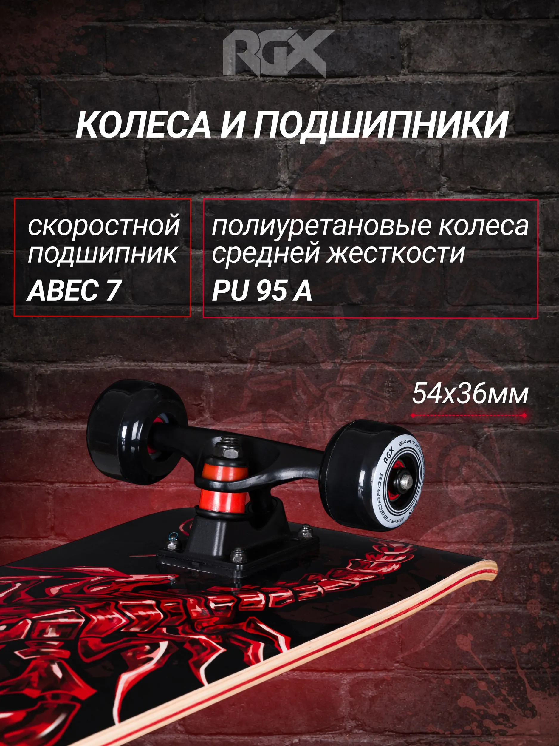 Скейтборд RGX - фото 4