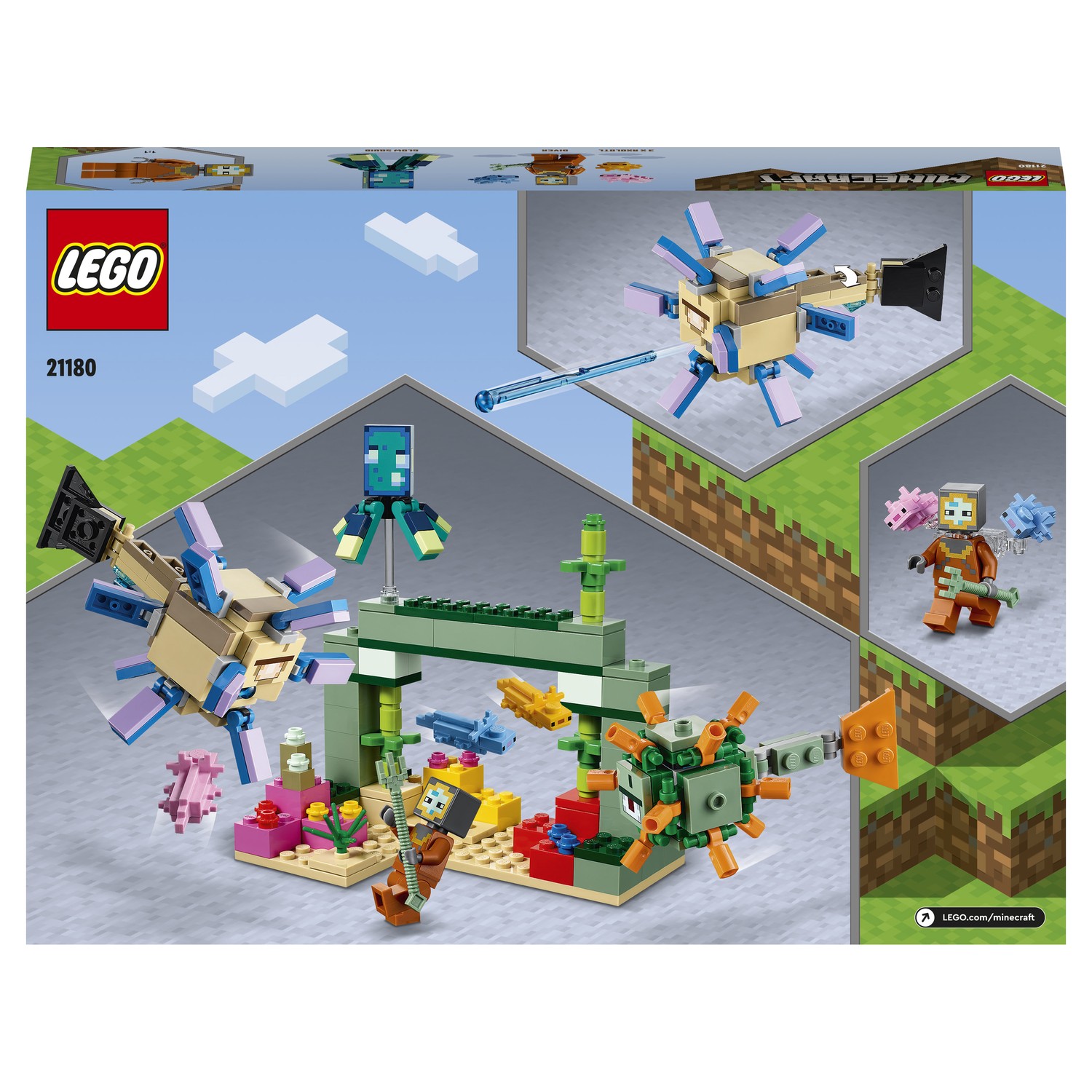 Конструктор LEGO Minecraft Битва со стражем - фото 3