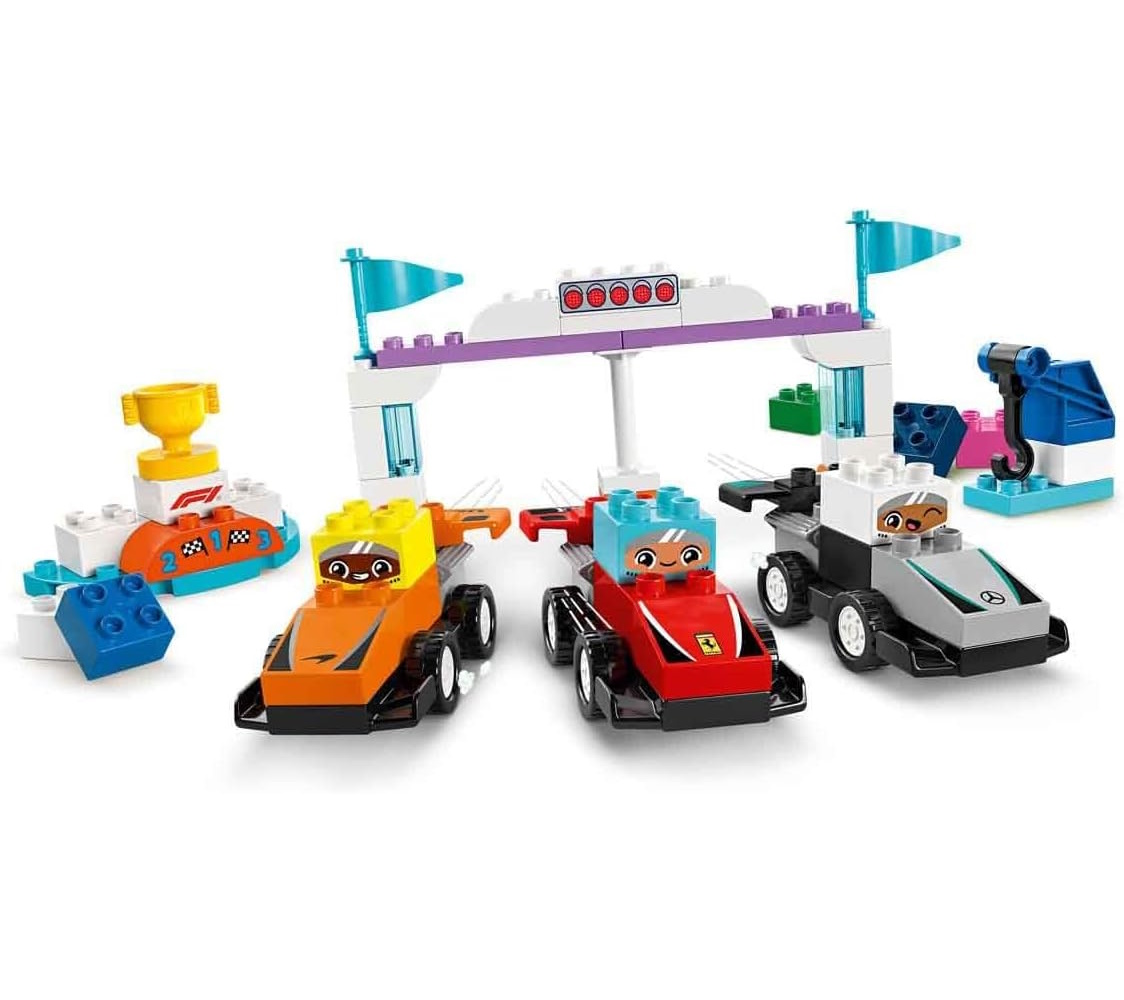 Конструктор LEGO DUPLO Гоночные автомобили Формулы блочный - фото 5