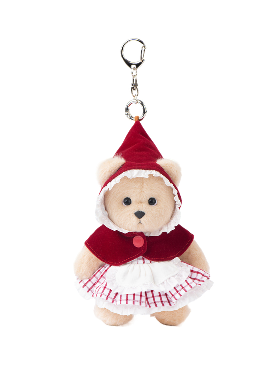 Мягкая игрушка TeddyTales Медведь в Костюме брелок - фото 1