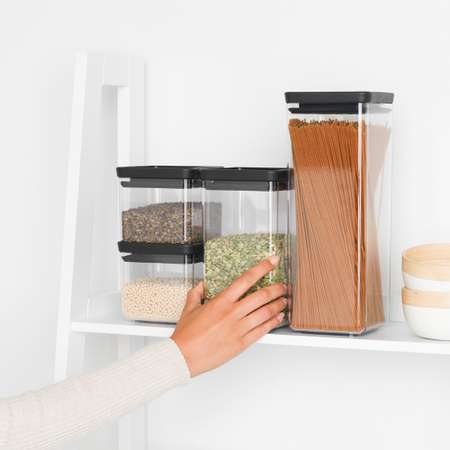 Контейнер Brabantia Tasty+ 2500мл темно-серый
