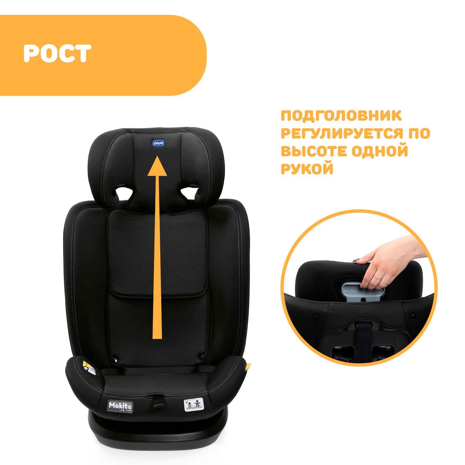 Автокресло Chicco Isofix 1/2/3 (9-36 кг) черный - фото 7