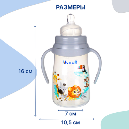 Бутылочка Uviton Anti-Colic 250 мл в ассортименте