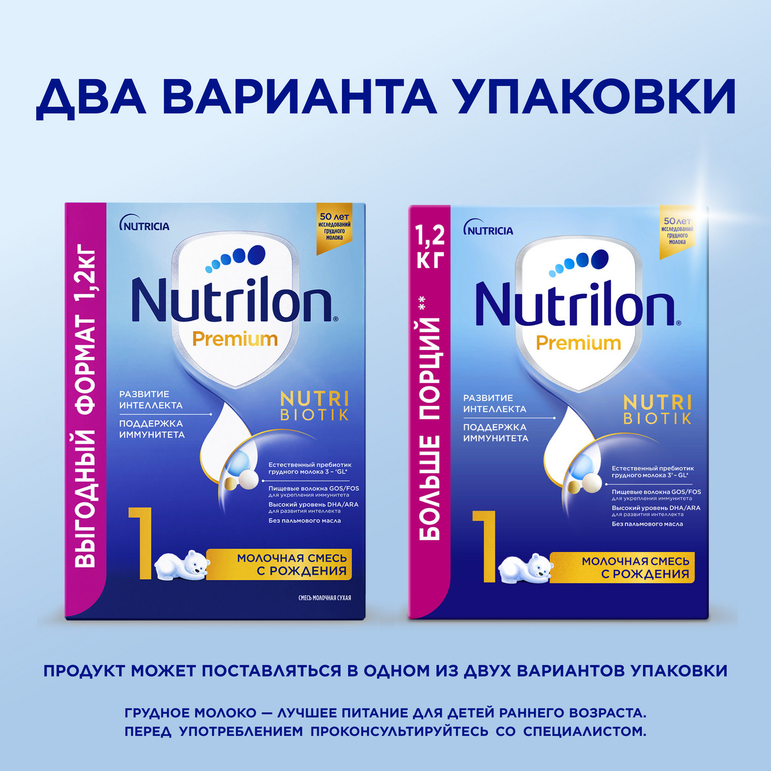 Смесь молочная Nutrilon Premium 1 1200г с 0месяцев - фото 4
