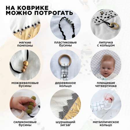 Коврик BYYY.SHOP Зелень