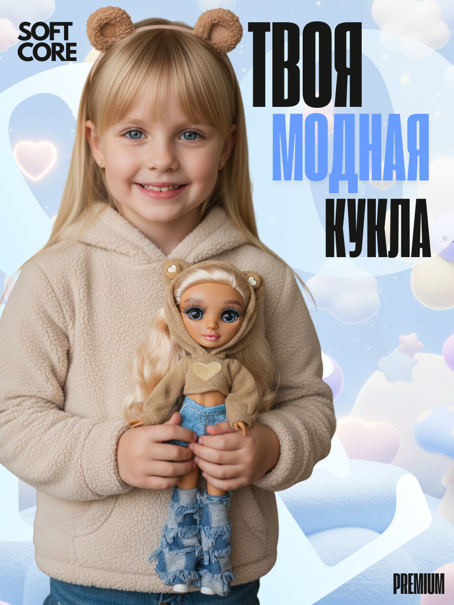 Кукла модельная Funky Toys GC25020 - фото 6