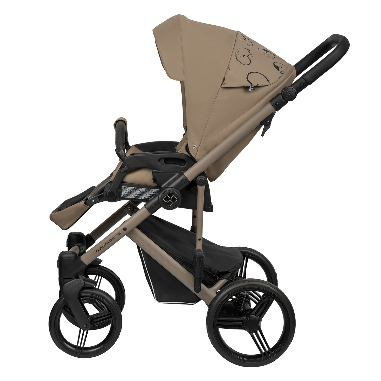 Коляска 2в1 Bebetto Magnum Light SE бежевый - фото 8