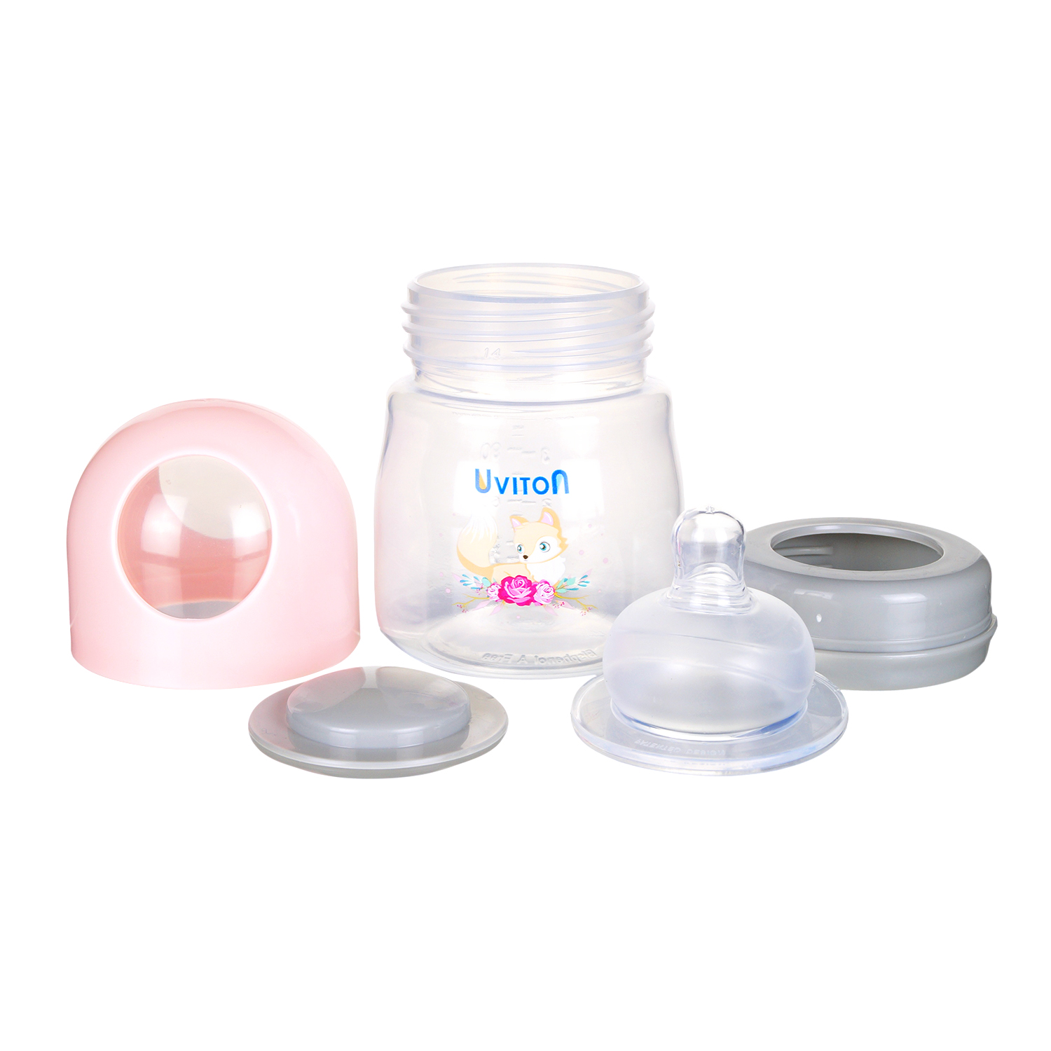 Бутылочка Uviton Anti-Colic 125 мл в ассортименте - фото 12