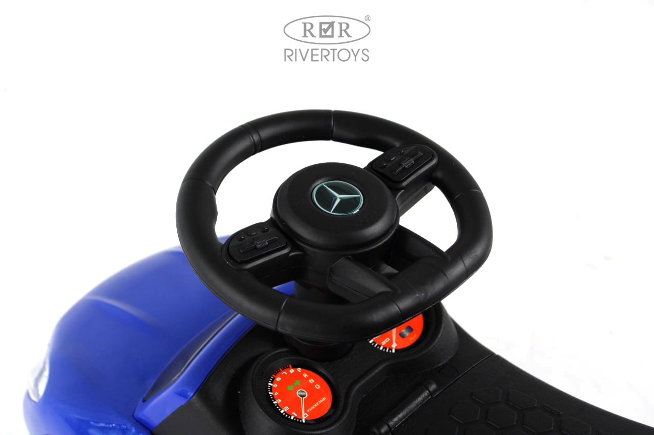 Каталка RIVERTOYS Z004ZZ-M-BLUE синий - фото 8