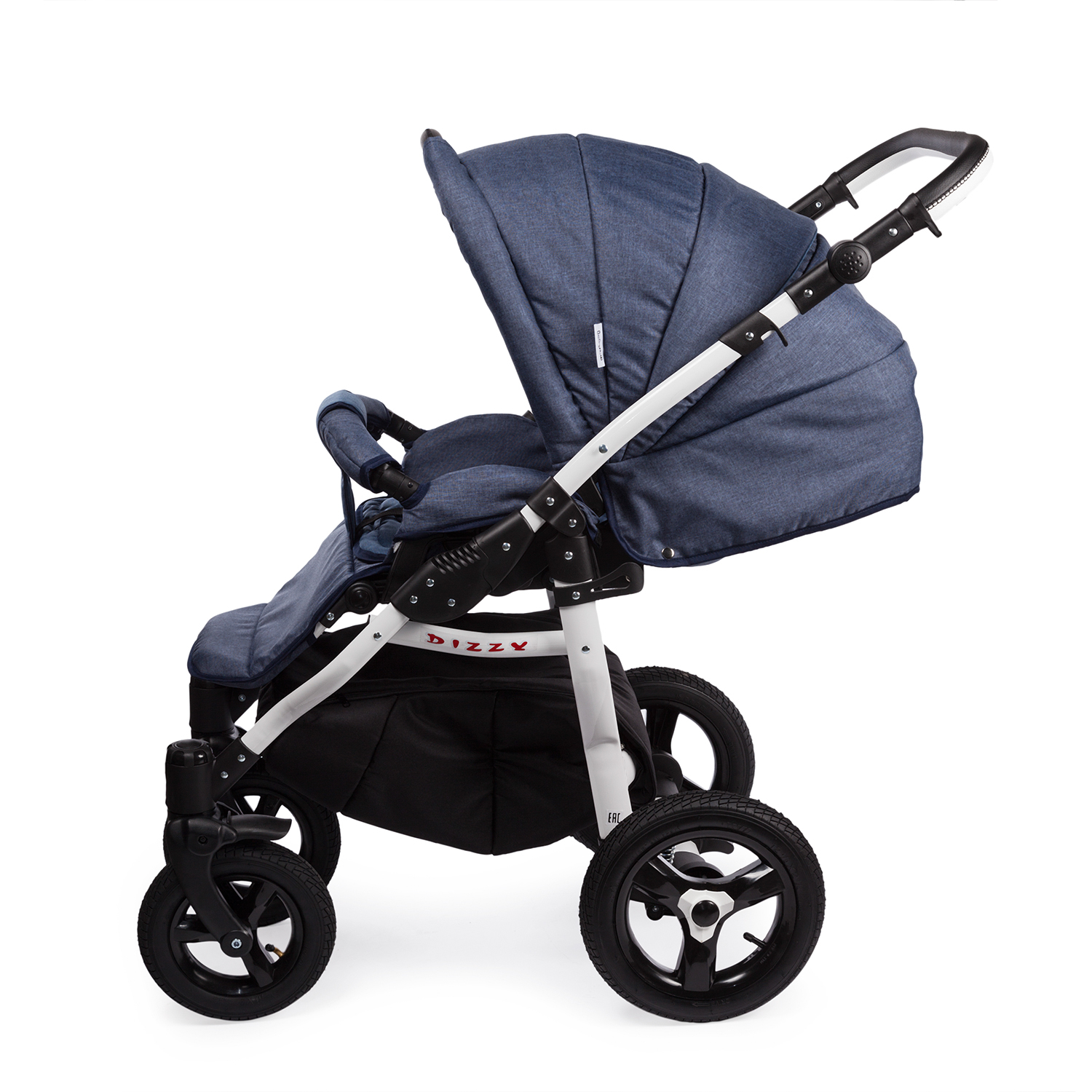 Коляска 2в1 Babyton Dizzy Dark Blue - фото 14