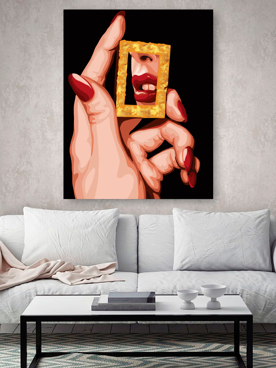 Картина по номерам Hobby Paint Красная помада в ассортименте - фото 3
