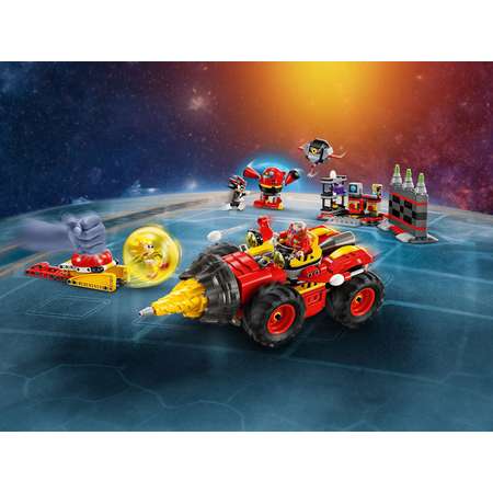 Конструктор LEGO Sonic the Hedgehog Соник vs Эггмэна-Дрельстера блочный