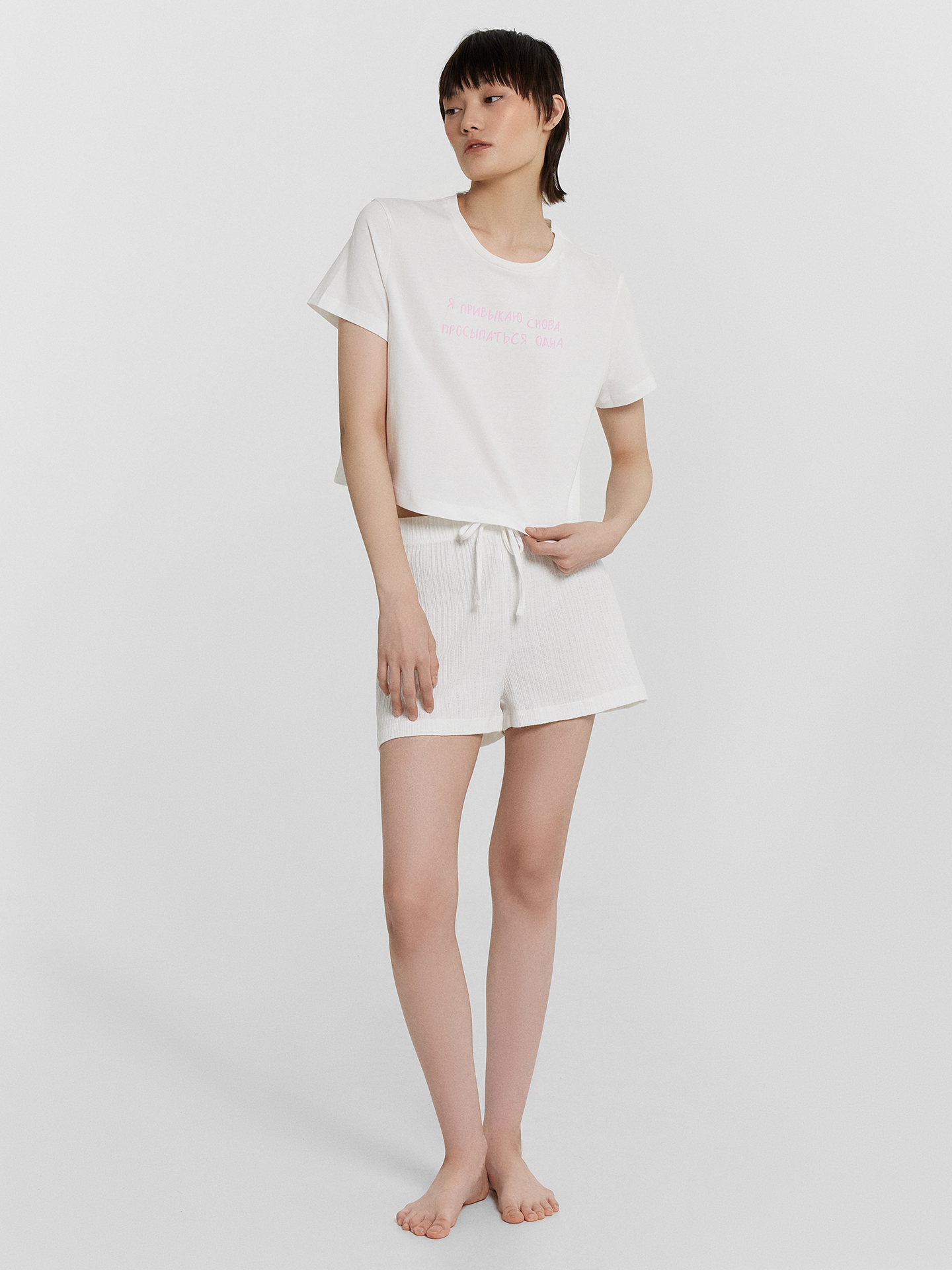 Пижама Mark Formelle (Марк Формэль) 592495/белый +печать - фото 3