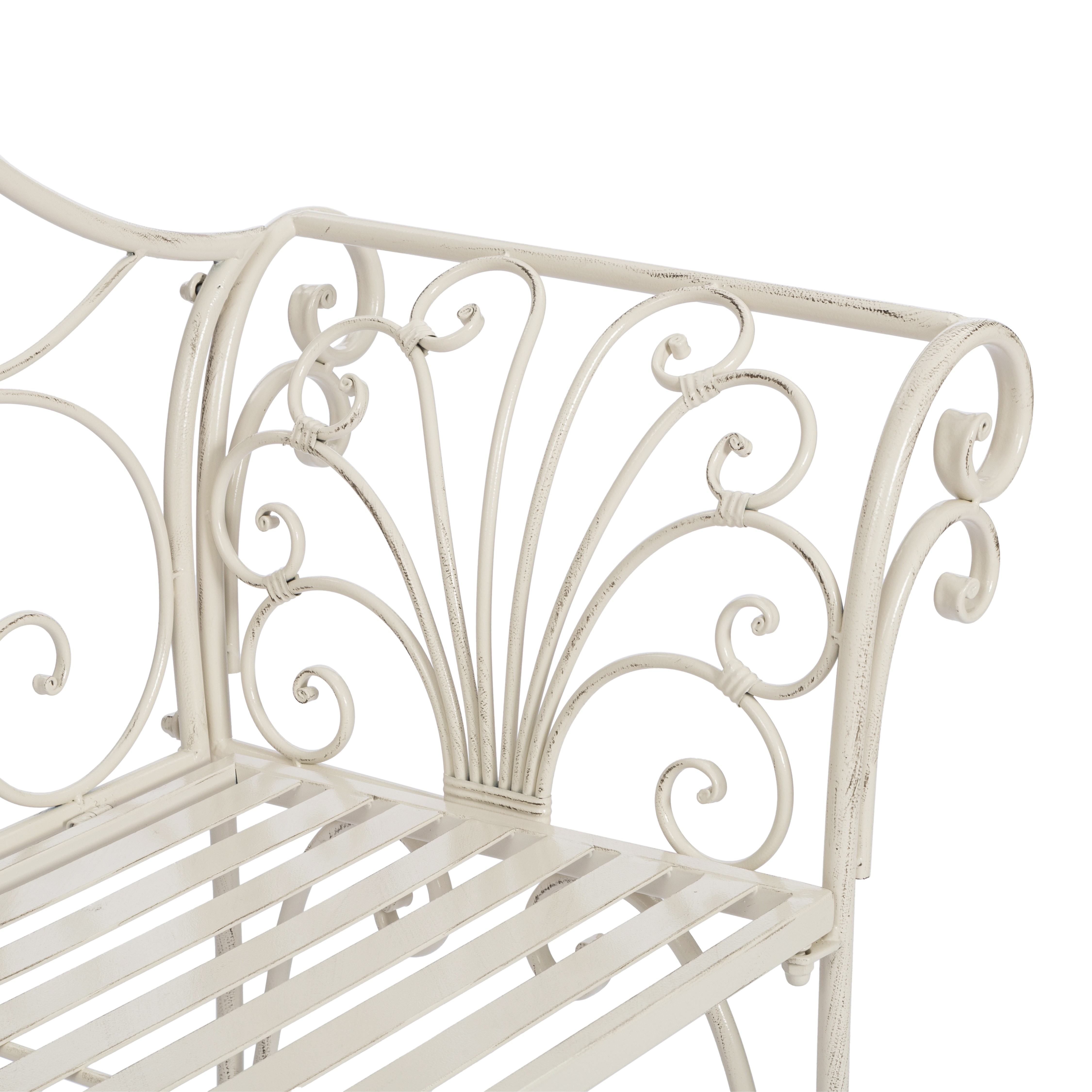 Садовая скамья TETCHAIR Божоле античный белый - фото 6