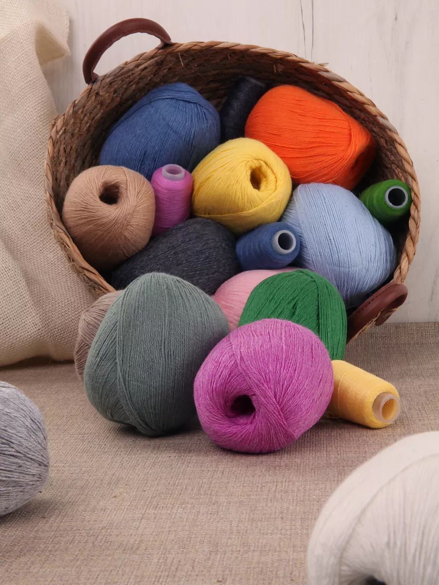 Пряжа Astra Premium Кашемировая Cashmere полушерстяная 50 г 310 м 001 белый 1 моток - фото 15