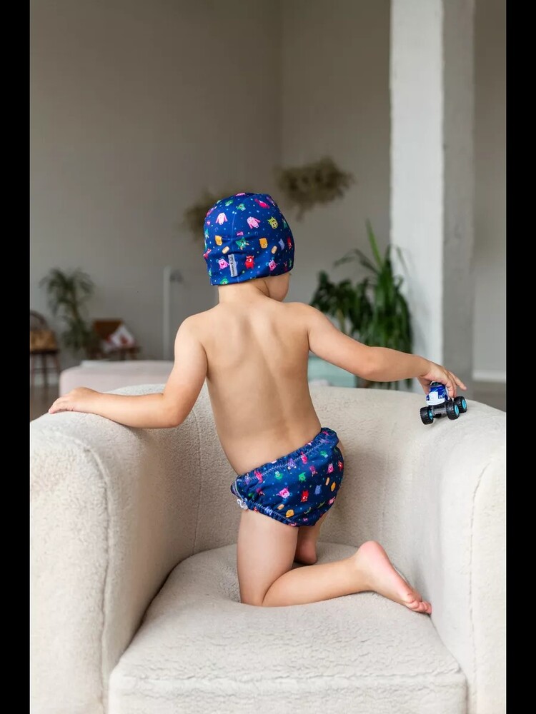 Шапочка для плавания Мамин Я Монстрики размер 3-6 лет - фото 5