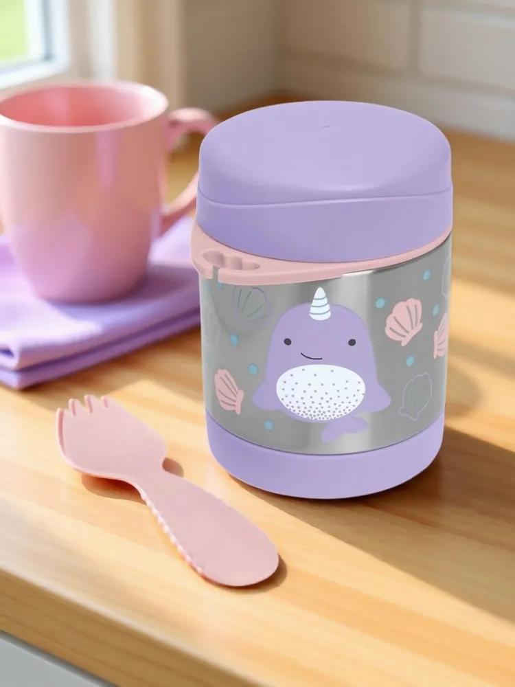 Термос Skip Hop со столовым прибором Нарвал Нова - фото 2