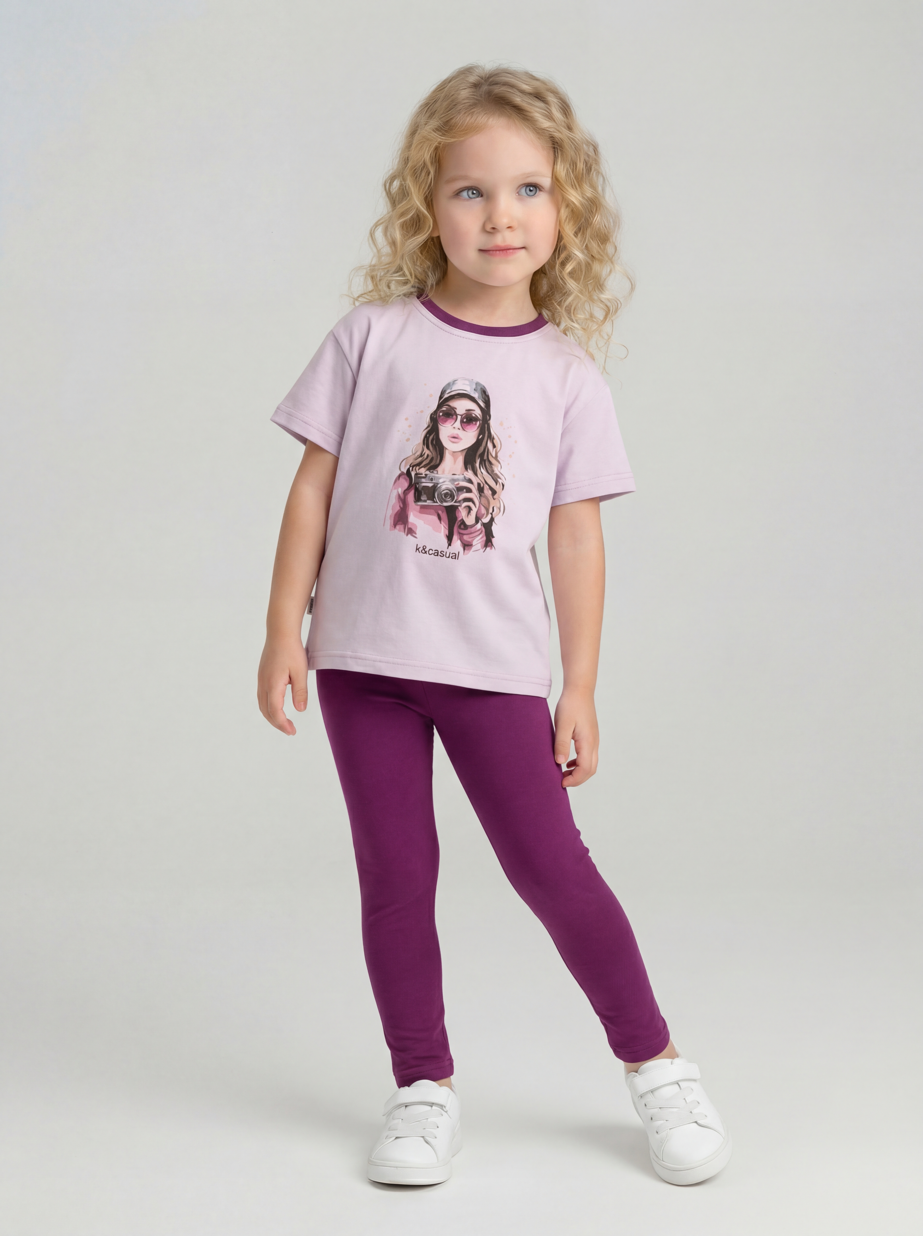 Футболка и леггинсы KUZA 1287А3 - фото 1