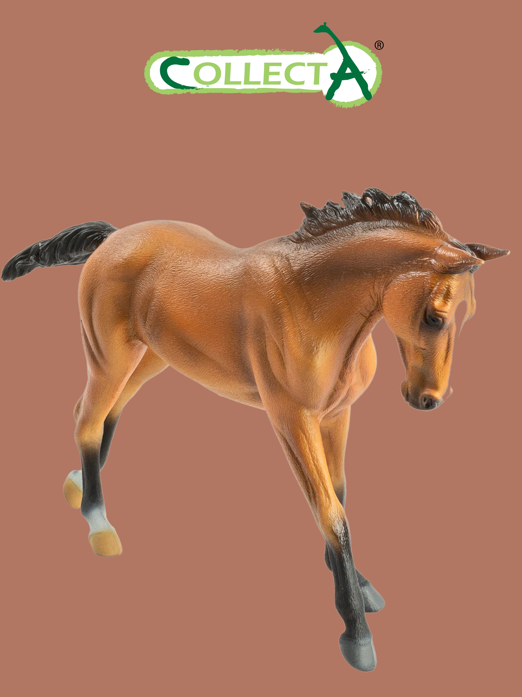 Фигурка Collecta Лошадь чистокровная гнедая - фото 1