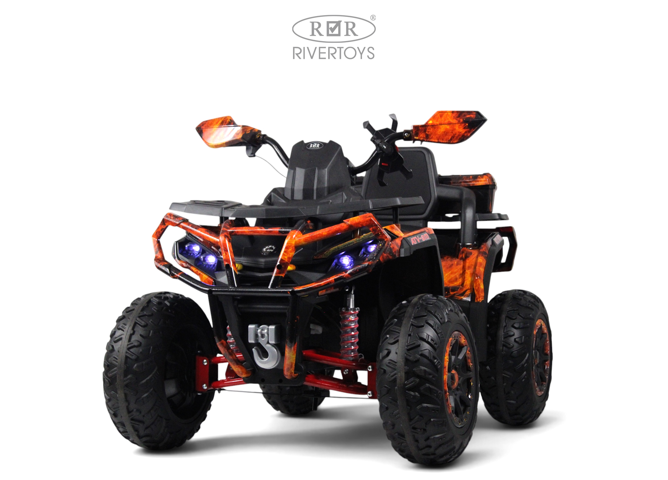 Электромобиль RIVERTOYS Z111ZZ-NEW-FIERY С пультом ДУ - фото 1