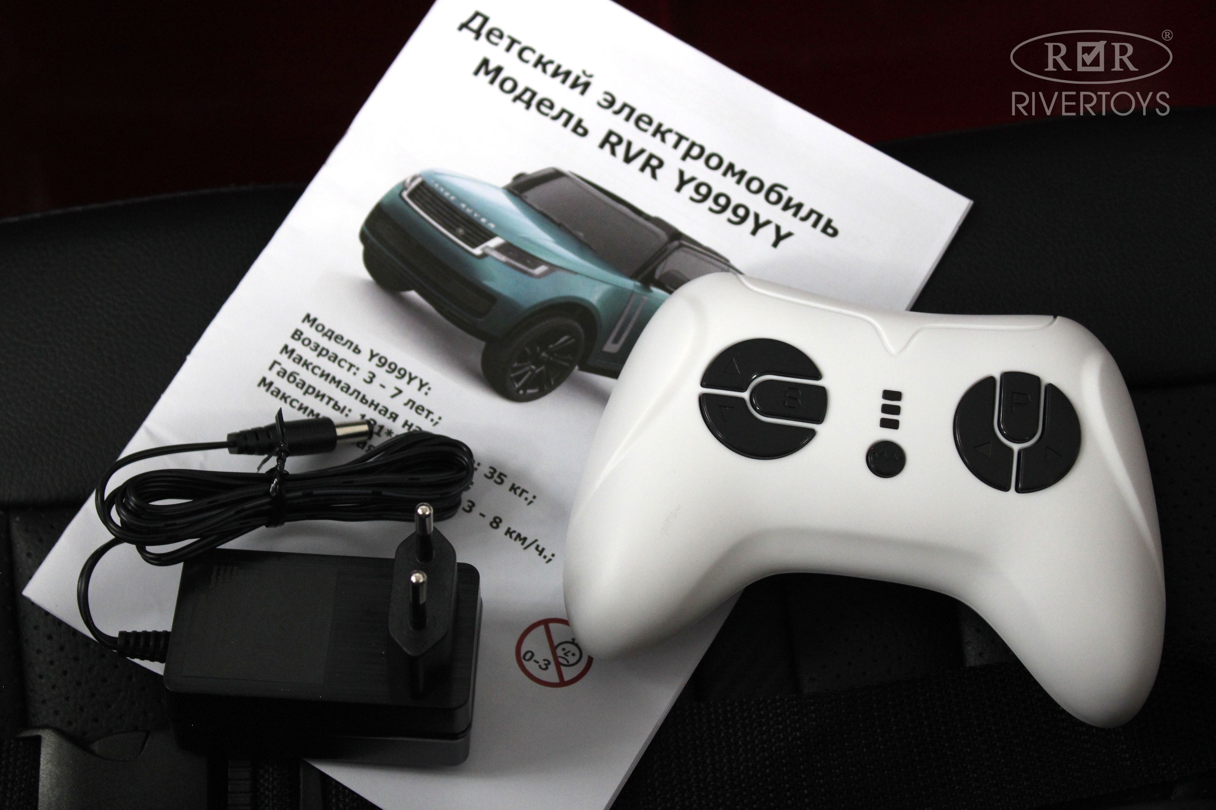 Электромобиль RIVERTOYS Y999YY-WHITE С пультом ДУ - фото 20