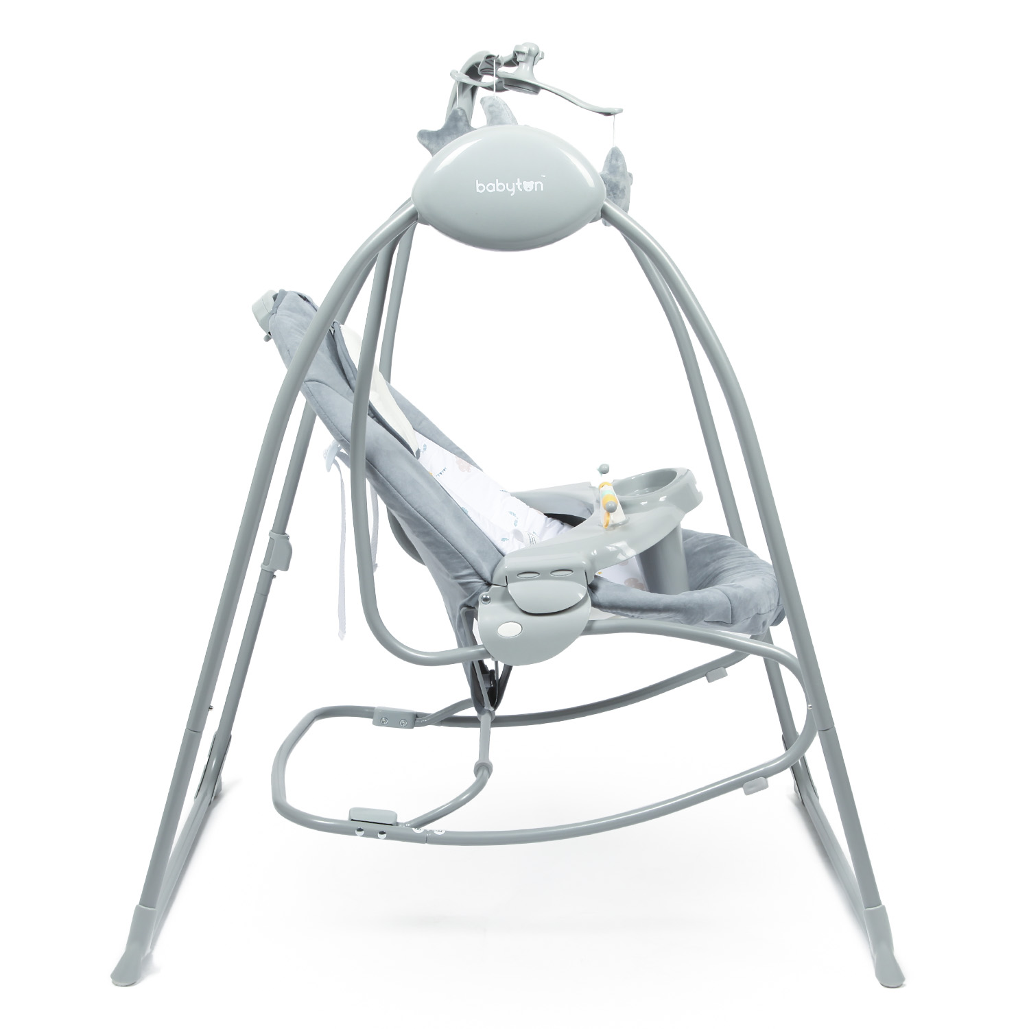Качели 2в1 Babyton Relax Grey - фото 2