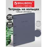 Тетрадь со сменным блоком Brauberg клетка 120 лист.