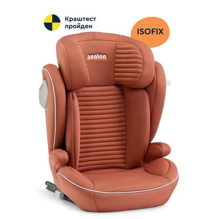 Автокресло Junion Theo Isofix 2/3 (15-36 кг) коричневый
