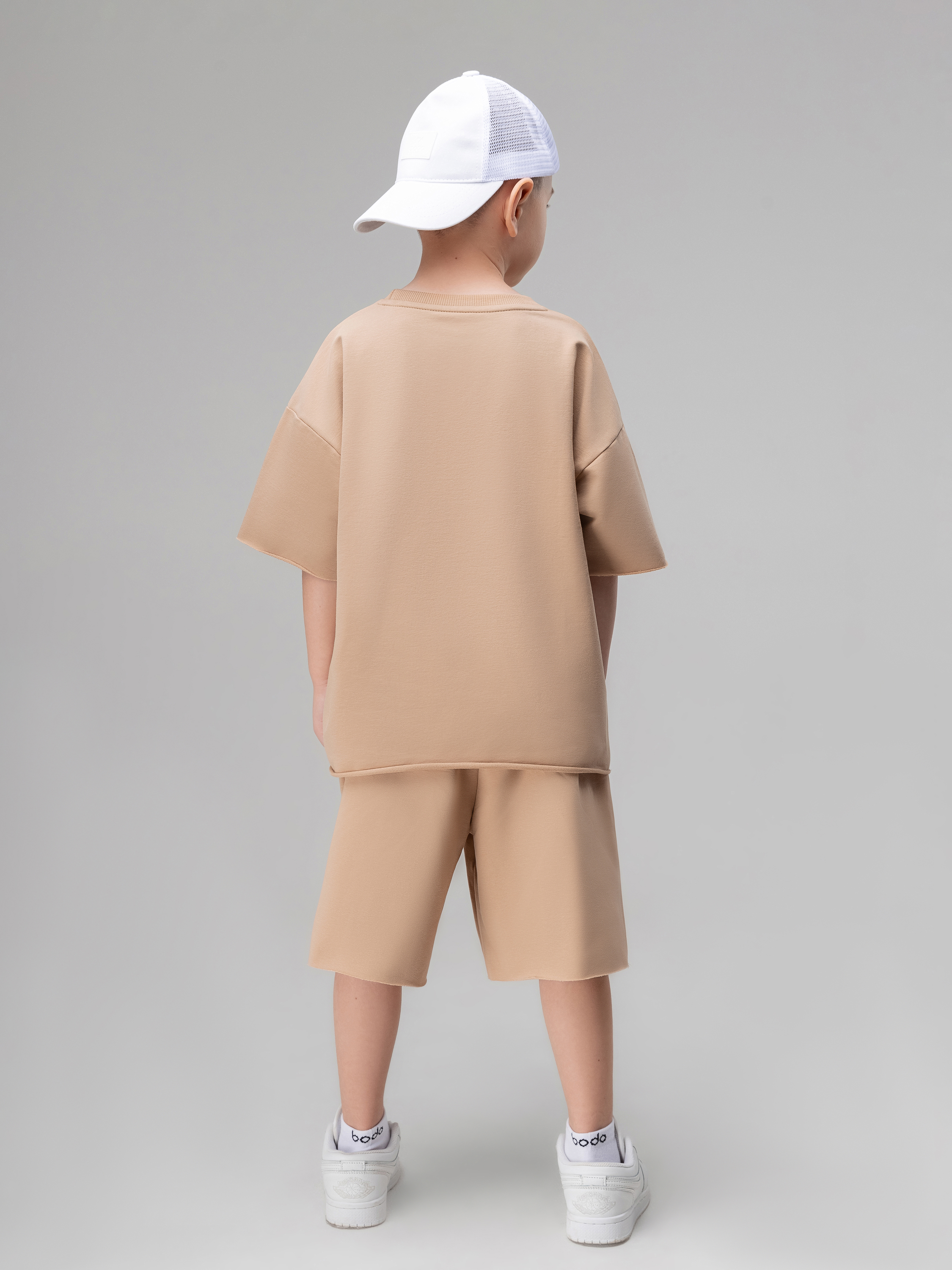 Футболка и шорты Bodo 11-289МU_бежевый - фото 5