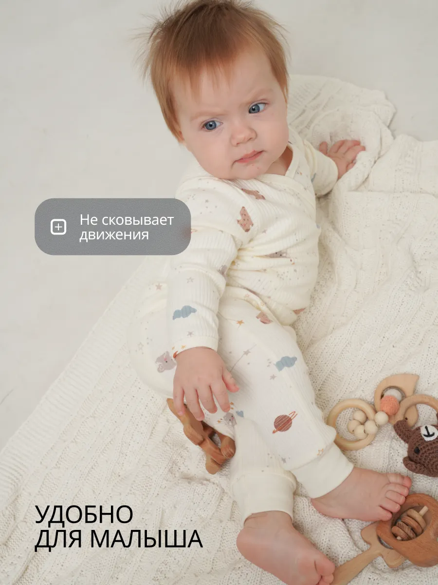 Штанишки 3 шт Супер Пупс нбр/3пр/шт/sk21/полоска/сон - фото 12