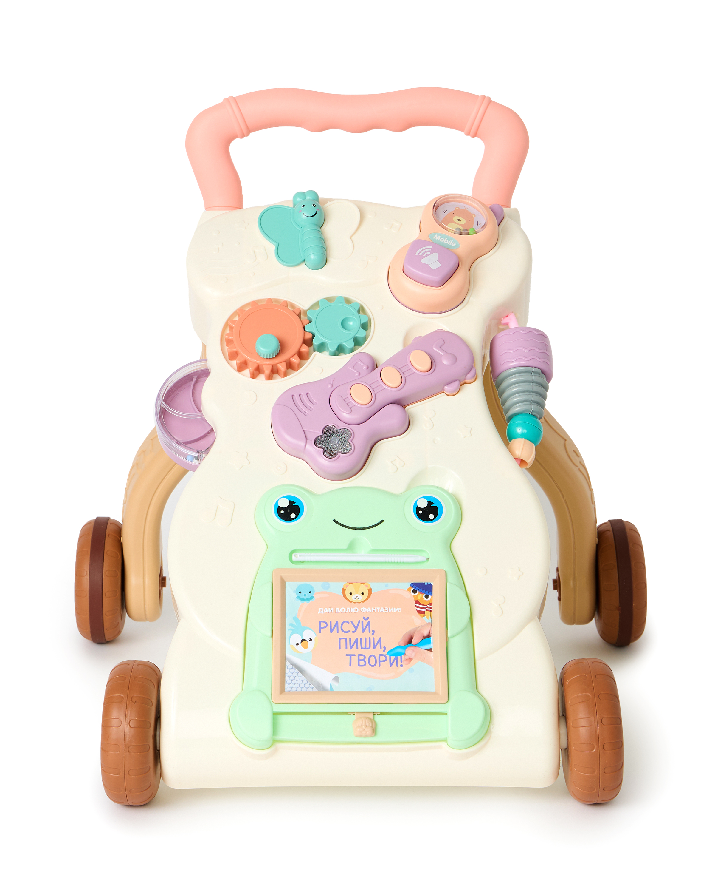 Каталка BabyGo бежевый - фото 2