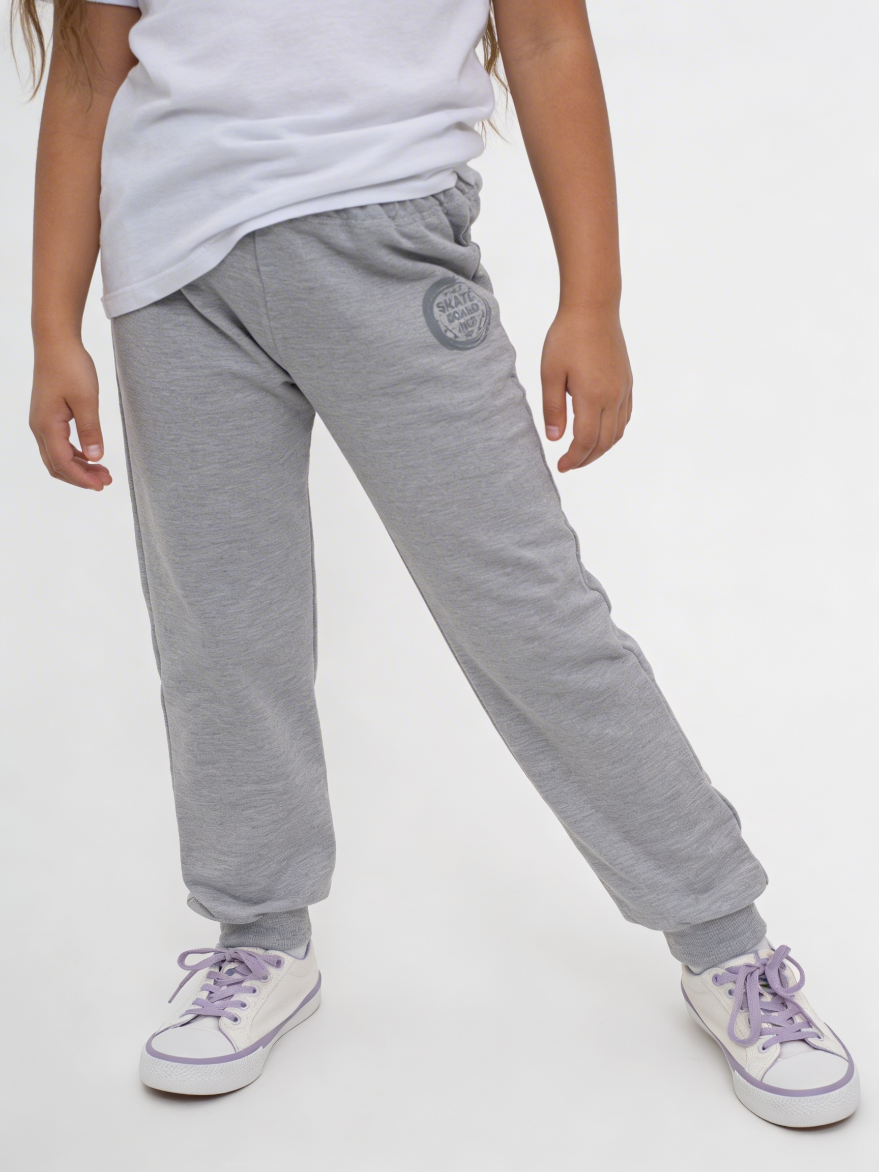 Брюки Утенок 446п меланж скейт - фото 5