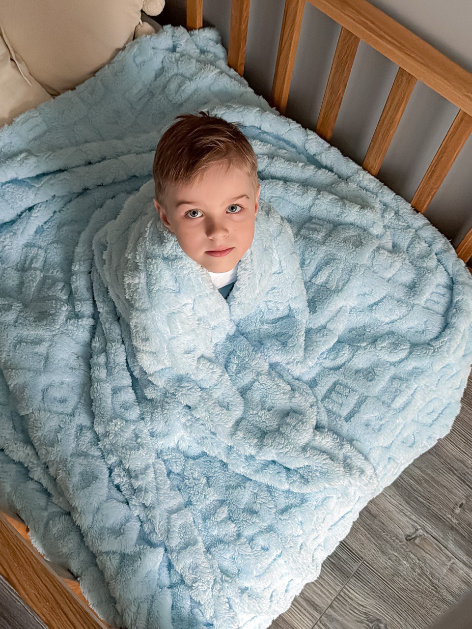 Плед ОТК 200 x 150 см велсофт - фото 1