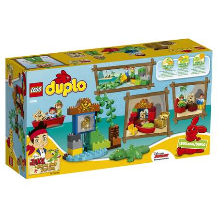 Конструктор LEGO DUPLO Питер Пэн в гостях у Джейка блочный