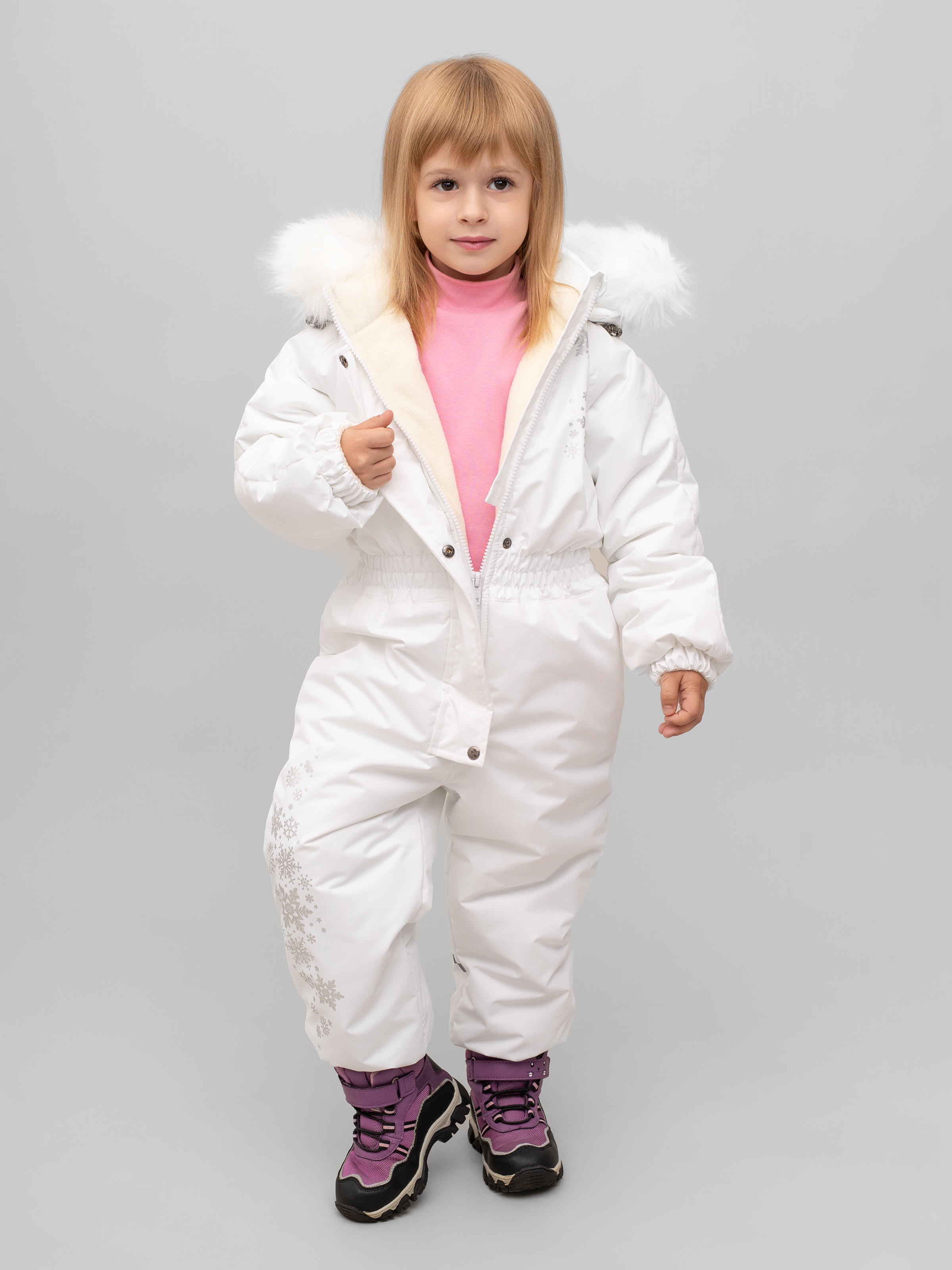Комбинезон Arctic kids 30-019/1 белый - фото 1