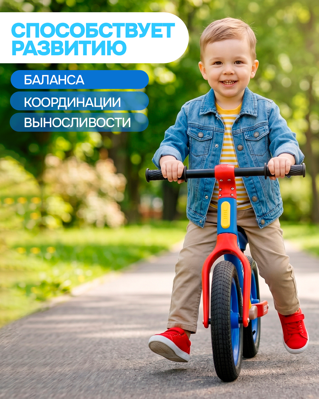 Двухколесный беговел NaVigator 12 дюймов - фото 8