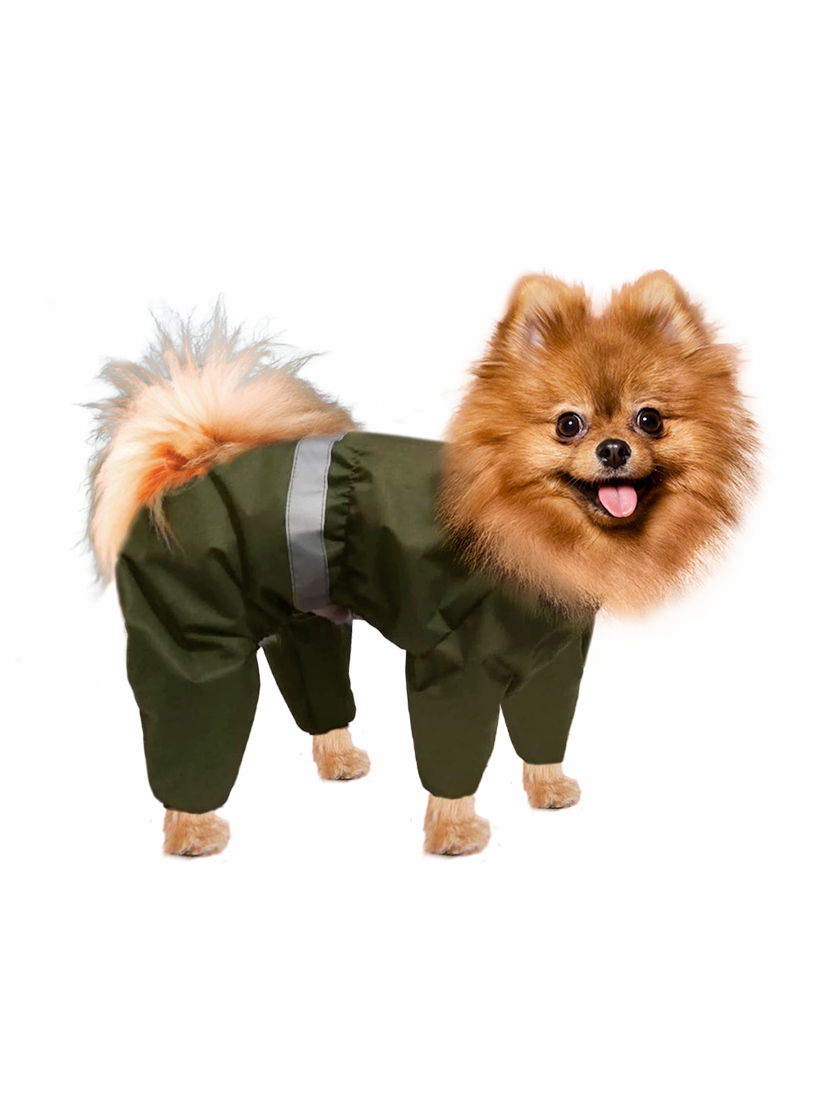 Комбинезон для собак Доброзверики хаки - фото 3