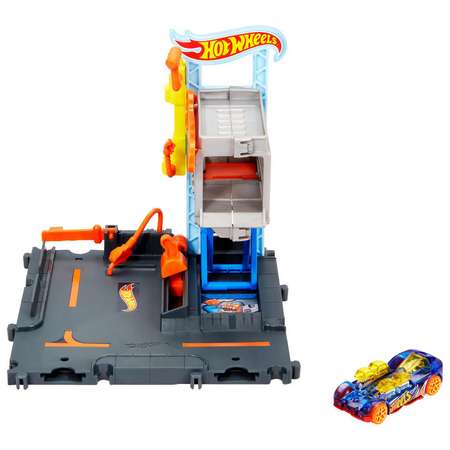 Трек Hot Wheels Ремонтная мастерская