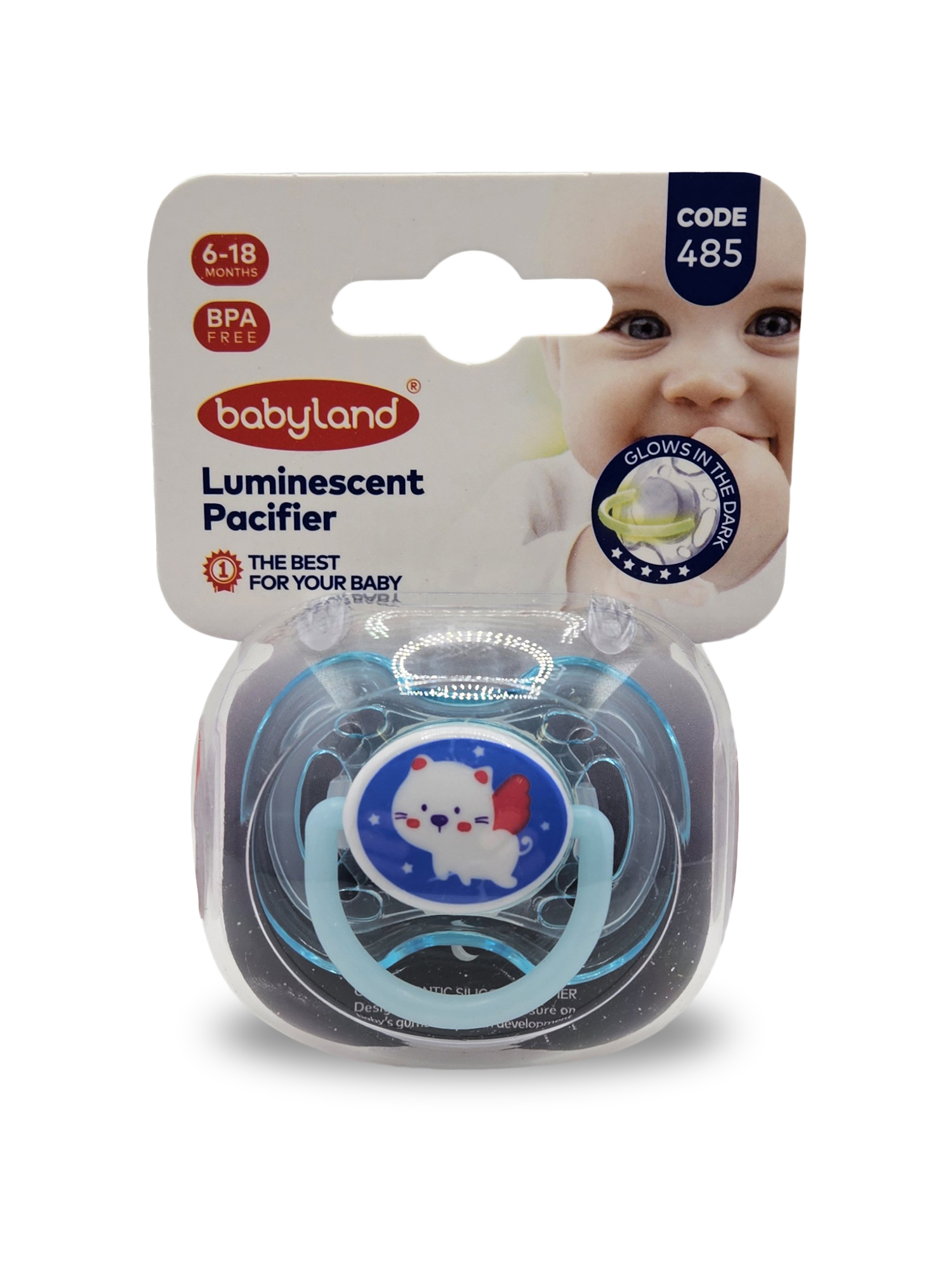Пустышка Baby Land силикон ортодонтическая от 6 мес. 1 шт. - фото 2