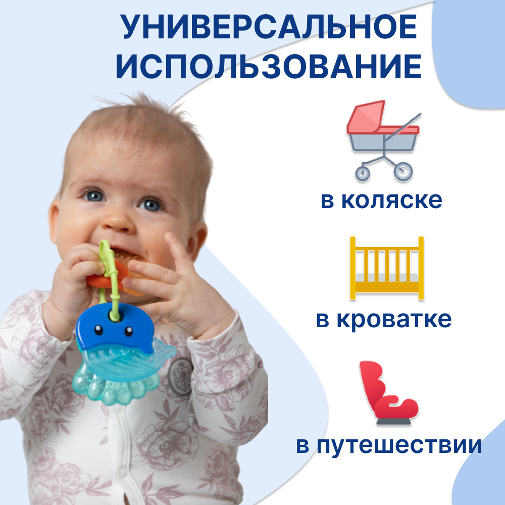 Прорезыватель Uviton 3шт/разноцветный - фото 5