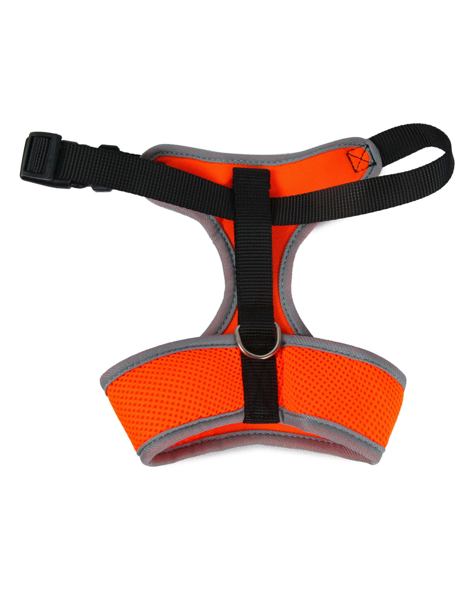 Шлейка-жилетка для собак средних пород Barbaks со светоотражающей окантовкой полиэстер M (шея: 35см грудь: 40-52см) - фото 3