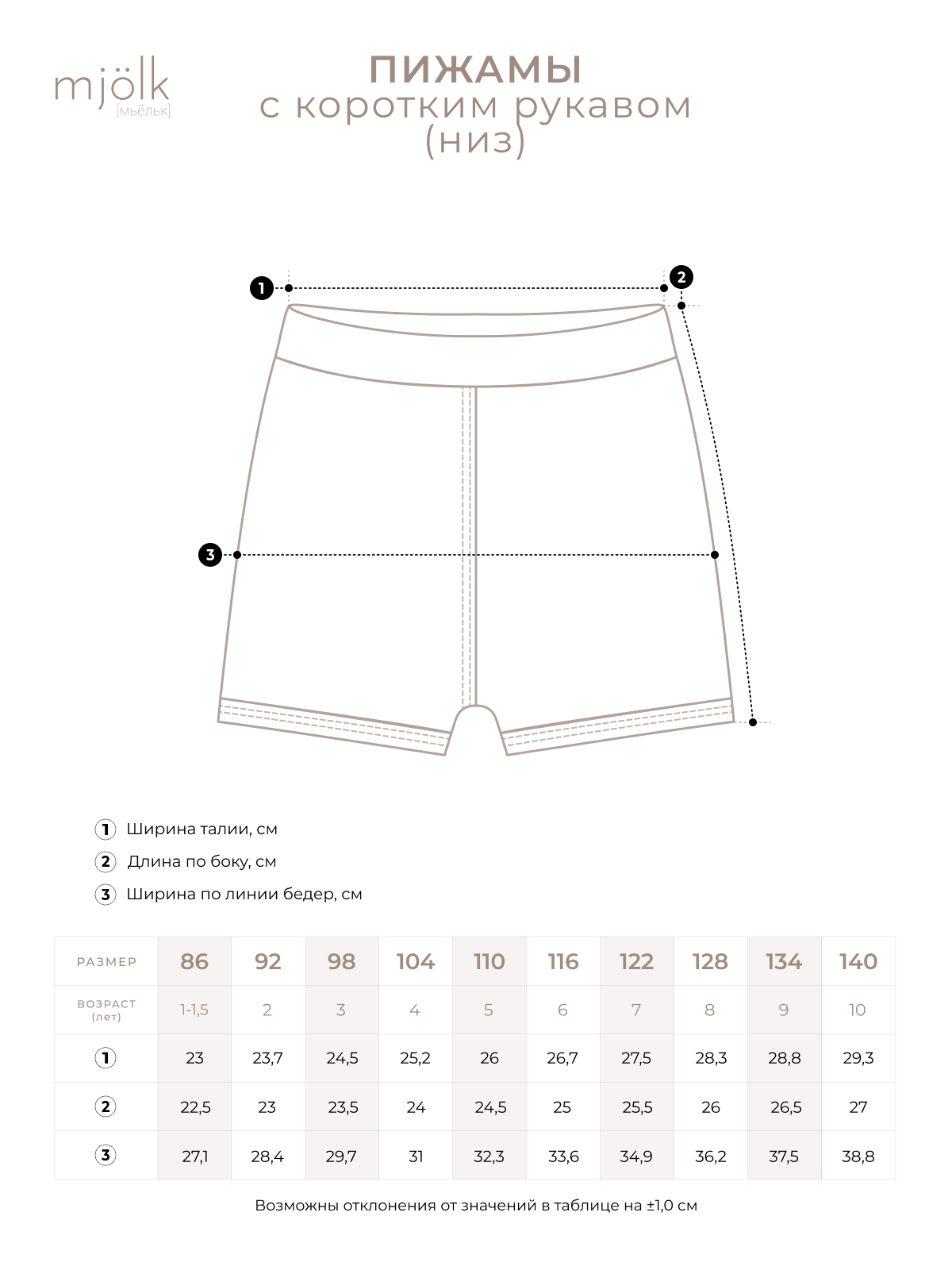 Пижама Mjolk 9186622 - фото 7
