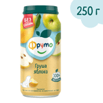 Пюре ФрутоНяня Груша-яблоко с 5 мес 250 г