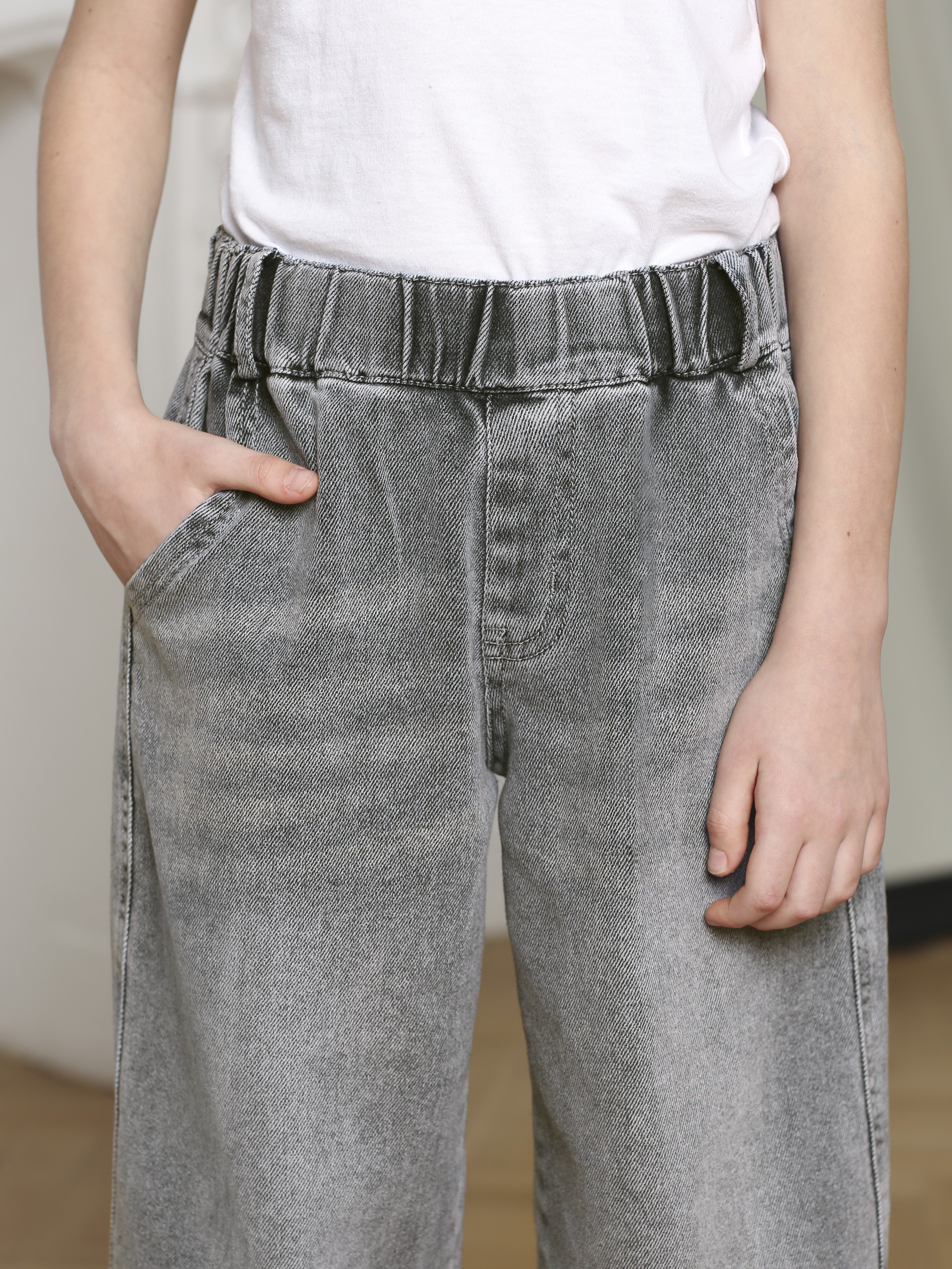 Джинсы-бананы СИНИЙ МИР R139B-IL - фото 10