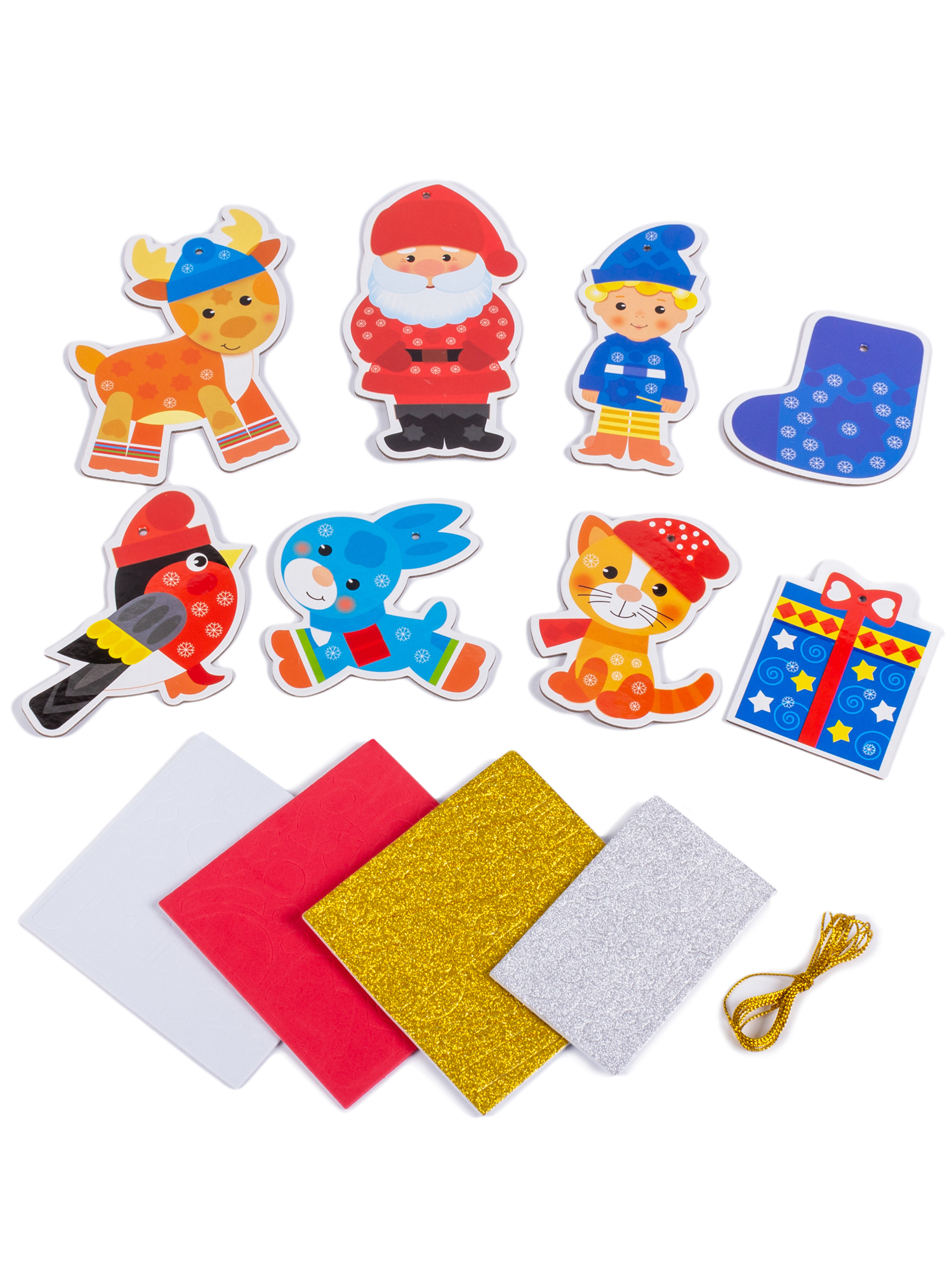 Набор для творчества Дрофа-Медиа Ёлочные игрушки аппликация - фото 8