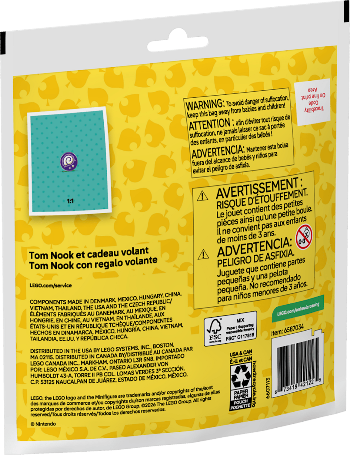 Конструктор LEGO Animal Crossing Скрещивание животных 33 дет. - фото 3
