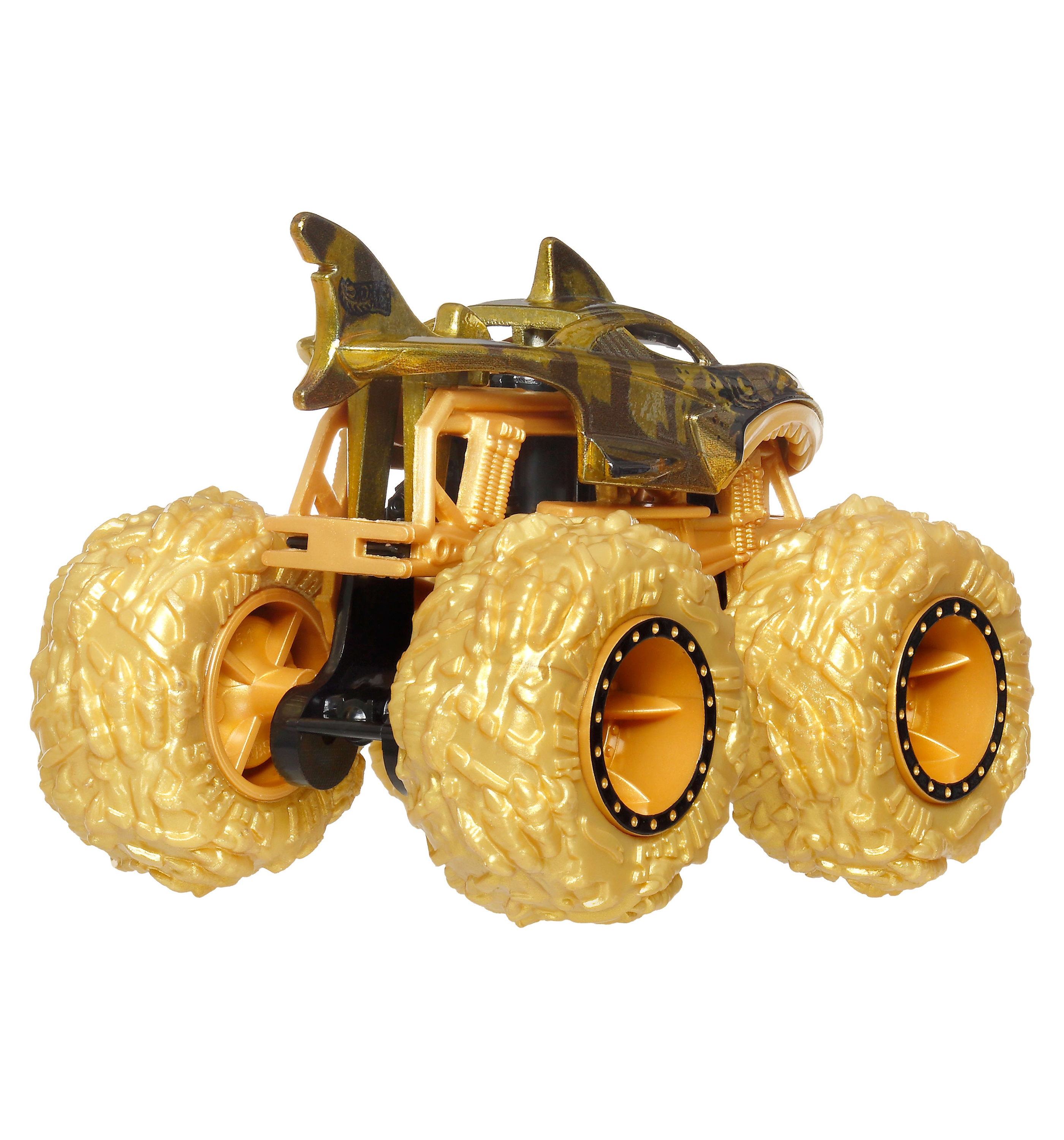 Монстр-трак Hot Wheels Золотой промо‑монстр‑трак 1:64 JJB12 - фото 5