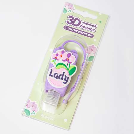 Антисептик Be Happy гелевый в 3d чехле с надписью Lady