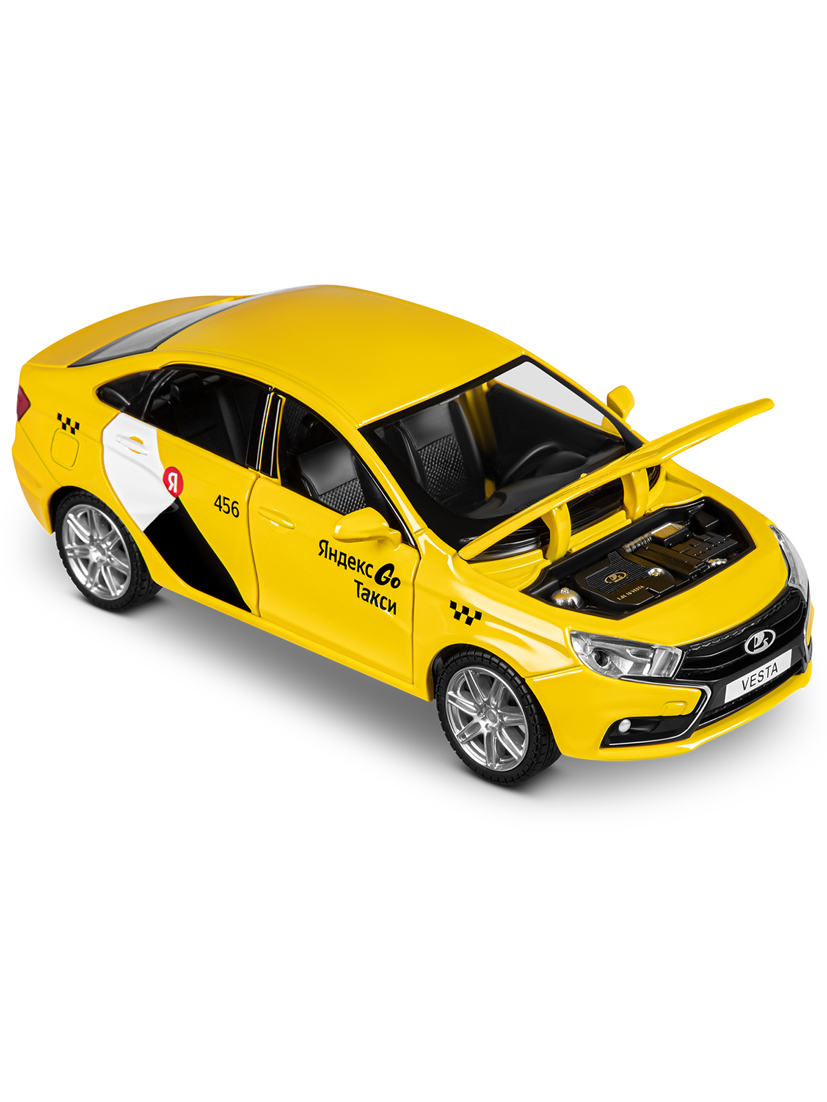 Автомобиль Яндекс GO LADA Vesta Такси озвучено Алисой 1:24 JB1251345/Яндекс GO - фото 26