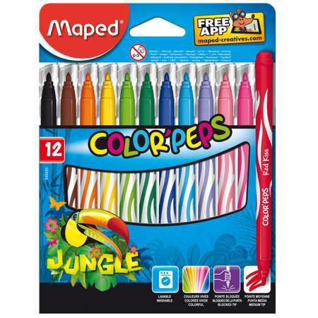 Фломастеры MAPED 12 цв.